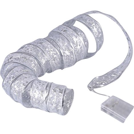 Guirlande Lumineuse - 40 LED - 4 M - Pour Fenêtre Intérieur Extérieur - Alimentation Piles AA - 1 Pièce (1/2)