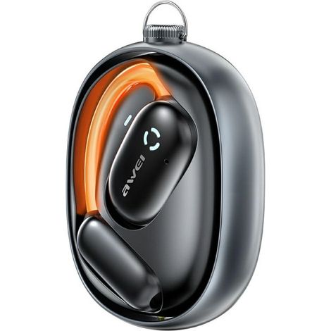 AWEI TZ13 ANC Bluetooth 5.4 Kopfhörer mit Dockingstation, Schwarz (1/5)