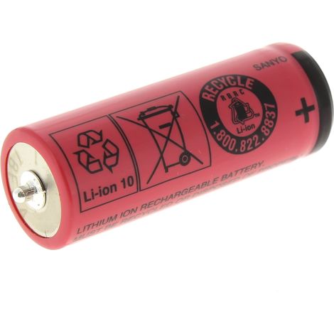 Batterie ur18500y 1300mah 67030625 - epilateur braun