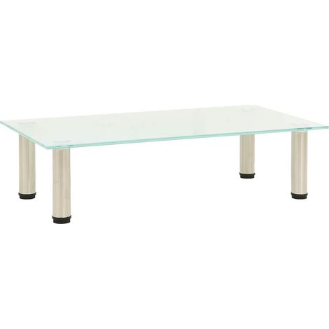 Meuble TV pour Salon - Armoire TV Givré 60x35x17 cm Verre trempé BV715715 - BonneVie (1/4)