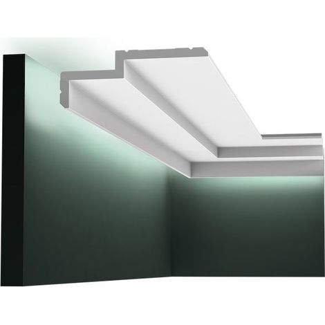 Orac – Contemporary coving cornice 6cm high x 16cm deep x 200cm long – Perfect for hiding LED lighting – Modern design for elegant interiors (1/6)