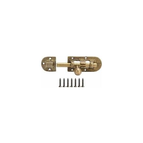 Loquet de porte en laiton Vintage boulons de fenêtre de porte ancienne boucle coulissante serrure de quincaillerie raccords pour porte, portes en bois (1/5)