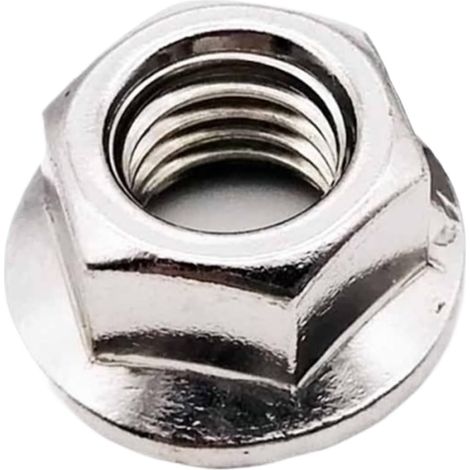 Écrous en acier inoxydable, à embase dentelée tête hexagonale (1/5)