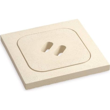 Tapa de Skimmer Jávea - Acabado a Juego con el Remate - 30 × 30 × 2,5 cm - Unidad - Champagne (1/2)