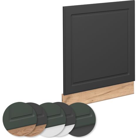 Pannello frontale Fame-Line, Antracite-oro, 60 cm senza piano di lavoro, Vicco