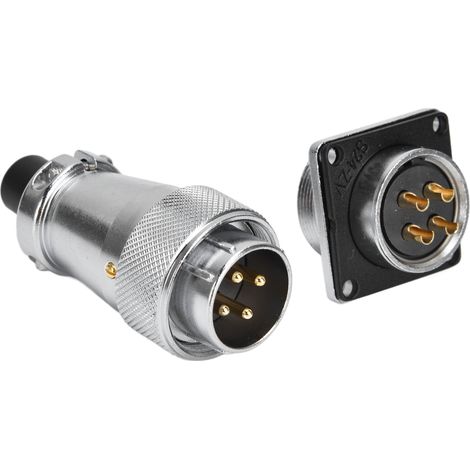 Connecteur aviation AC 500 V, alimentation stable, haute résistance, étanche, adaptateur de prise et de fiche (1/5)