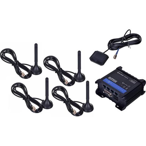 Teltonika RUT956 Industrial Dual SIM LTE WiFi RS232 RS485 Router (1/5)