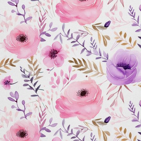 Tela decorativa para exteriores Oxford - Flores - DX2556 (1/5)