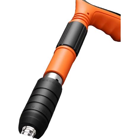 Clavadora de presión regulable, construcción de acero, funcionamiento manual, alimentación neumática, niveles de presión ajustables, no requiere batería. (1/5)