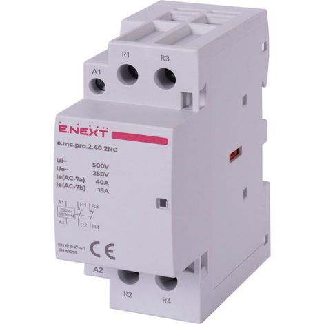 Contattore modulare E.next p005227 PRO 2P 40A 2NC 230V AC