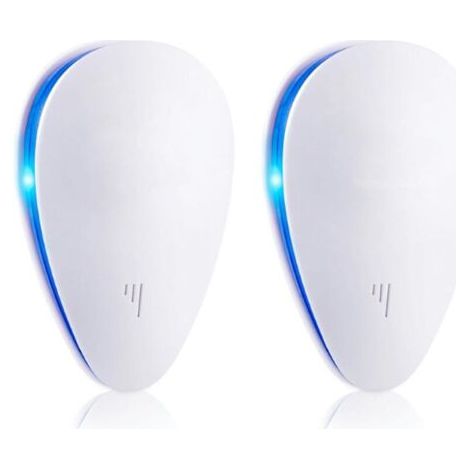 BUNTHAUS Blanc,Ultrason Souris Ultrason Souris Et Rats, Pour Nuisible - Prise Anti Moustique – Anti Araignées - Répulsif Chauves-Souris