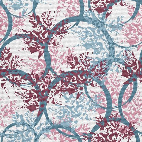 Telas decorativas para exteriores Oxford - estampado de hojas de otoño 2 (1/5)
