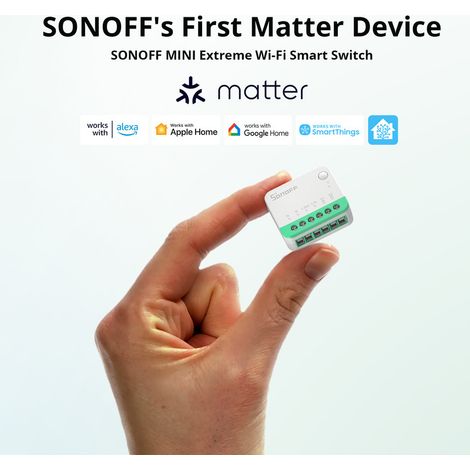 SONOFF Matter Wlan Smart Relais Schalter,Erfordert Neutralleiter (1/5)