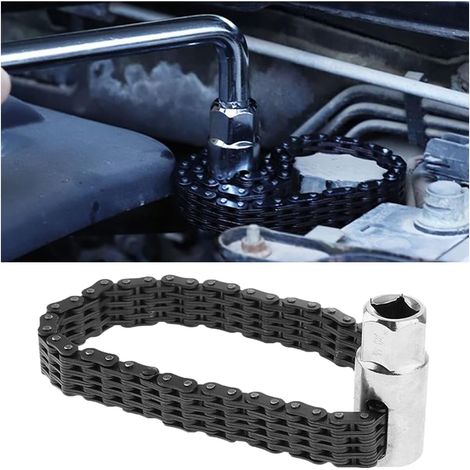 Clé à Chaîne Pour Filtre à Huile - Outil Réglable de Réparation Auto Pour Voiture - Mécanique (1/5)