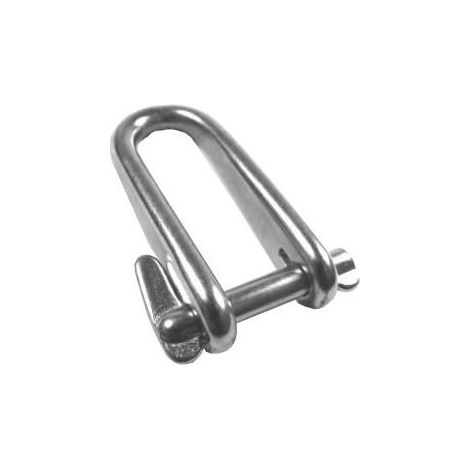 Manille rapide longue inox 316 - Diamètre: 8