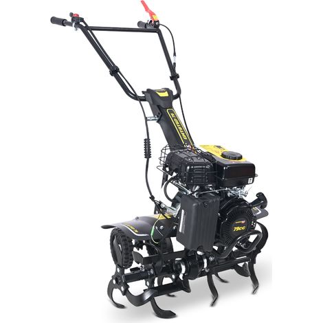 Gardeo Pro – Motoculteur thermique 79CC – Moteur Rato R80 – Largeur de travail 60 cm – 6 fraises – Transmission directe pour performance accrue