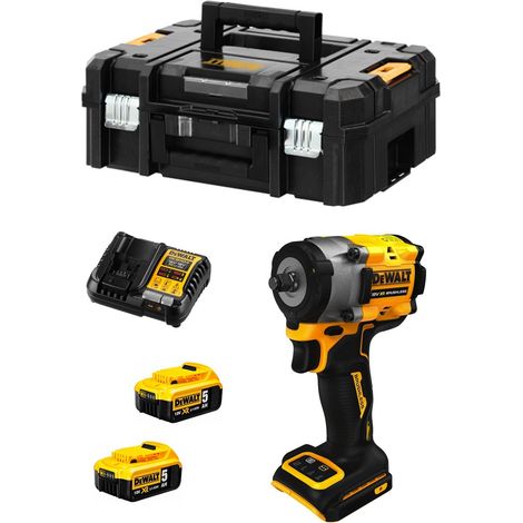 Clé à Chocs DeWALT DCF923P2T (2 x 5,0 Ah DCB1104 TSTAK II) (1/5)