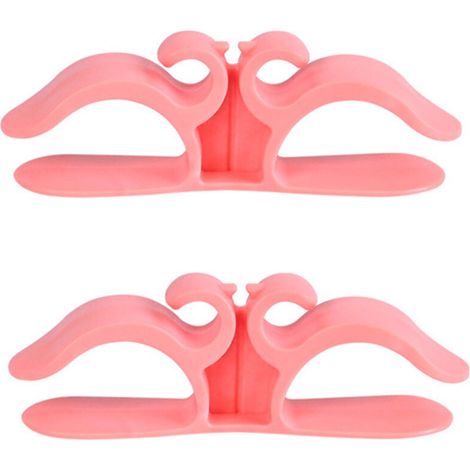 Küchenkabelorganisator, 9,6 x 3 cm, kleiner multifunktionaler Kabelaufwickler für Küchengeräte, rosa, 2 Stück. (1/5)