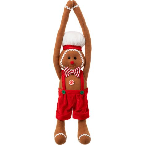 Déco de Noël Bonhomme Pain d'épice à accrocher H 72 cm - Feeric Christmas