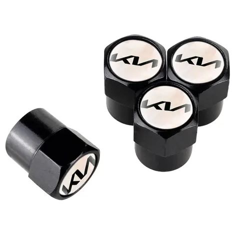 (Noir-B) Bouchons de valve de voiture compatibles avec CADENZA, Ceed, TE, K5, KX1, K3, STONIC, K9, OPTIMA, PICANTO, RIO, SORENTO, SOUL - Accessoires pour pneus et jantes (1/5)