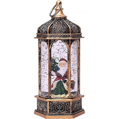 1 Stück dekorative LED-Tischleuchte mit Weihnachtsmotiv, tragbar-14x6.2cm-Red (1/3)