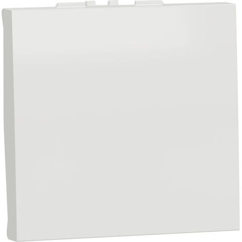 va et vient - 16a - 2 modules - blanc - a vis - schneider unica nu326318 (1/3)