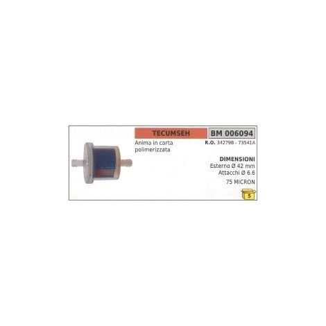 Vergaserfilter mit polymerisiertem Papierkern TECUMSEH Kettensäge 34279B