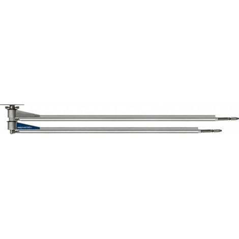 Bras de lavage double fixation plafond (1/2)