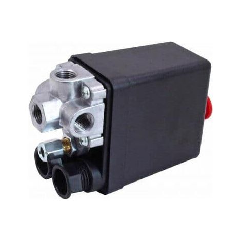 PRESSOSTATO 4 VIE PER COMPRESSORE MONOFASE 220 V 12 BAR X ABAC FINI FIAC 878sa