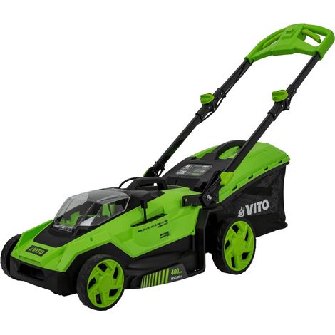 Tondeuse à gazon sans fil 40V Brushless Coupe 40cm Bac 40L Vendu Sans Batteries ni chargeur VITO (1/5)