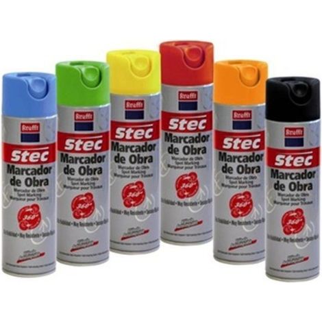Marcador pint perman. 650 ml ro al.vis. stec spray krafft
