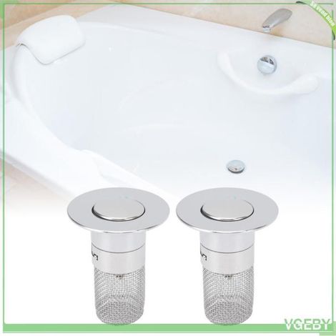 Bouchon de baignoire - FAFEICY - Acier inoxydable - Résistant aux odeurs - Installation facile - Design élégant (1/5)