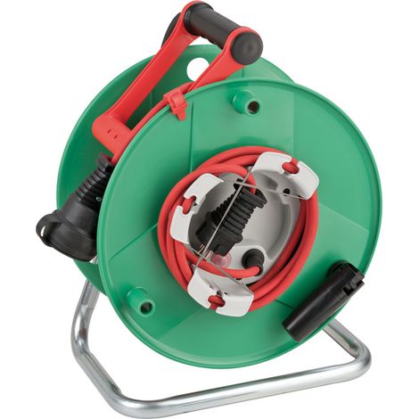 Brennenstuhl 1148370 Kabeltrommel 25.00 m Rot Schutzkontakt-Stecker