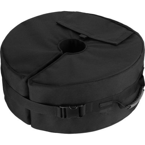 Sac De Poids pour Parasol De Patio, 46cm Support De Base De Sable Détachable Rond Sac De Poids Parasol Résistant Aux Intempéries s'adapte Porte-à-Faux Décalé, Porte-Parapluie Ou Mât De Drapeau (1/5)