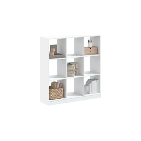 Bibliothèque blanc 102x32x108 bois d'ingénierie (1/5)