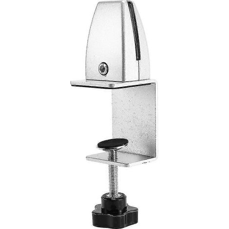 1 pince de protection anti-éternuements pour cloison de bureau, compatible avec les panneaux acryliques de 3 à 25 mm d'épaisseur. (1/5)
