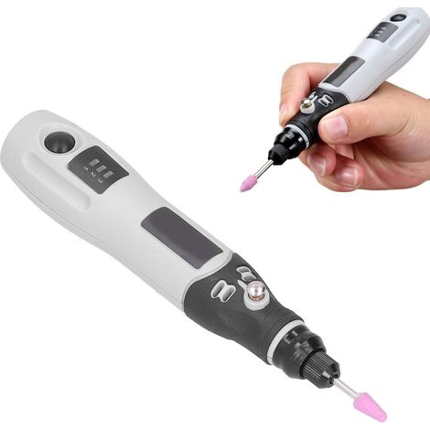 Mini-meuleuse sans fil portable, rechargeable par USB, pour le nettoyage et la gravure. (1/5)
