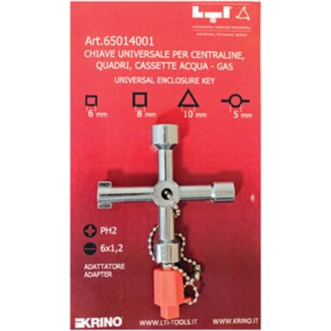 CHIAVE UNIVERSALE P/CASSETTE CONTATORI