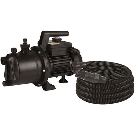 Spido – Pompe d’arrosage manuelle 550 W – Débit 2,8 m³/h – Pression 4,2 bars – Kit aspiration 7 m – Installation fixe possible