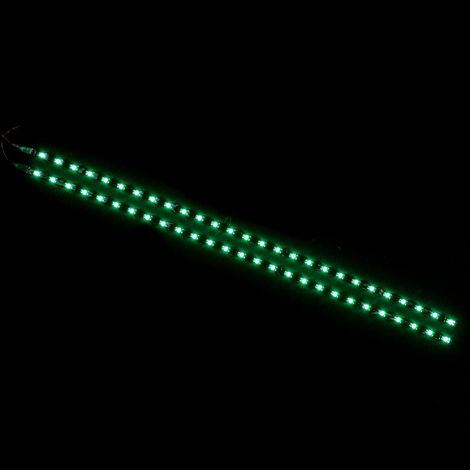 Lot de 2 bandes lumineuses LED vertes pour éclairage DIY/MOC - Kit d'éclairage LED - Lumières décoratives compatibles avec Lego et autres briques de marque majeur (1/5)