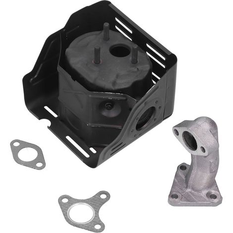 Ensemble silencieux d'échappement en fonte pour moteur GX240 GX270 avec joint et tuyau d'admission (1/5)
