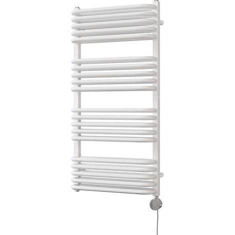 Crossmoor - White Electric Towel Rail H1000mm x W500mm 800w Thermostatic (1/2)