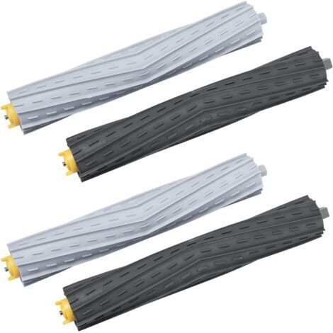 Alovez - Accesorios de cepillo para iRobot Roomba series 800 y 900, cepillo principal para aspiradora robot 860 861 865 866 870 871 880 885 886 890 900 960 966 980 con 4 cepillos de goma (1/4)