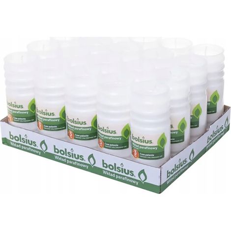Insertos de parafina para velas, 3 días, bolsius, 20 unidades (1/2)