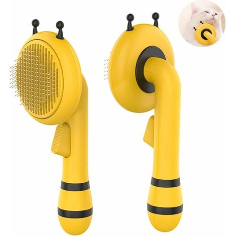 Os pour chiens et chats - Autonettoyants et durables pour le pelage, conviennent aux chiens et chats à poils courts et longs (Jaune) (1/5)