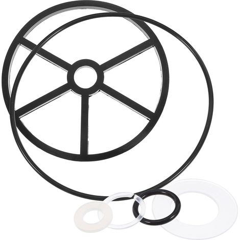 Der O-Ring-Satz dient dem Austausch und der Wartung von Poolanlagen. Schwarze Gummidichtungen verhindern das Eindringen von Verunreinigungen. 1 Satz für das Poolfilterventil. (1/5)
