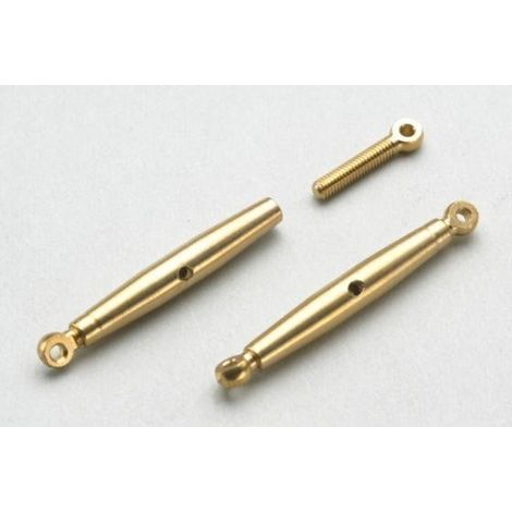 Precision tension couplers M2, Brass (2pcs)