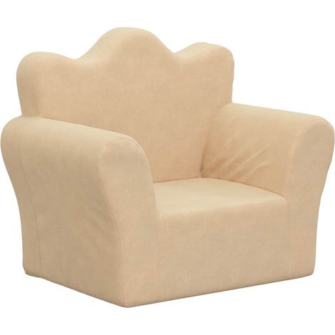 Canapé pour enfants crème peluche douce CFW303753 (1/5)