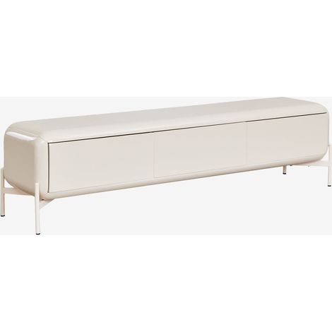 SKLUM TV-Möbel 180x40 cm aus MDF Alazne Beige Tapioca