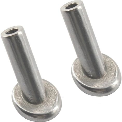 Lot de 20 manchons protection coudés en acier inoxydable 316 qualité marine pour câbles métalliques 3/16", poteaux bois, balustrade - 4,8 mm (1/5)